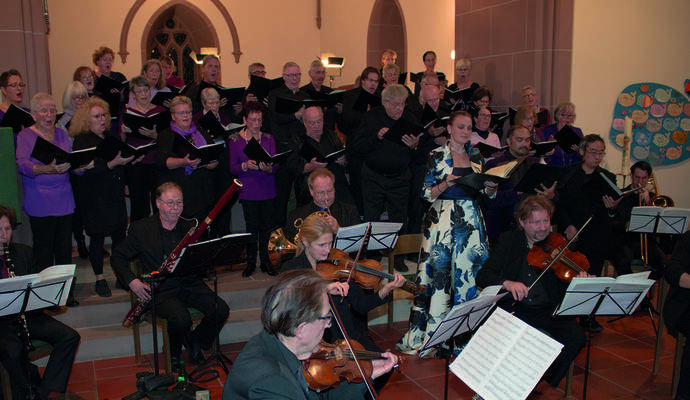 Beim Jubiläumskonzert der Chorgemeinschaft Langenalb erklingt in der Marienkirche unter anderem die „Cäcilienmesse“. Foto: Ferenbach Beim Jubiläumskonzert der Chorgemeinschaft Langenalb erklingt in der Marienkirche unter anderem die „Cäcilienmesse“. Foto: Ferenbach