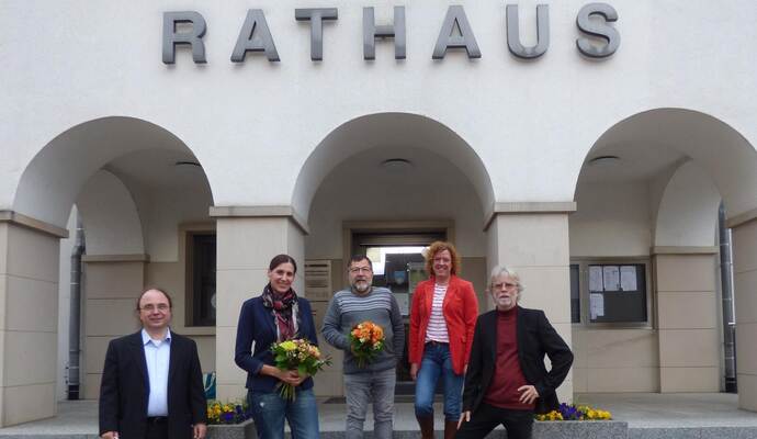 Personalwechsel vollzogen: Andreas Friedl, Marion Bohner, Abdurraham Özban, Birgit Förster und Jürgen Will (von links).