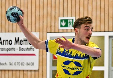 Will mit dem HC Neuenbürg auch gegen den TV Großsachsen punkten: Phil Burkhardt.