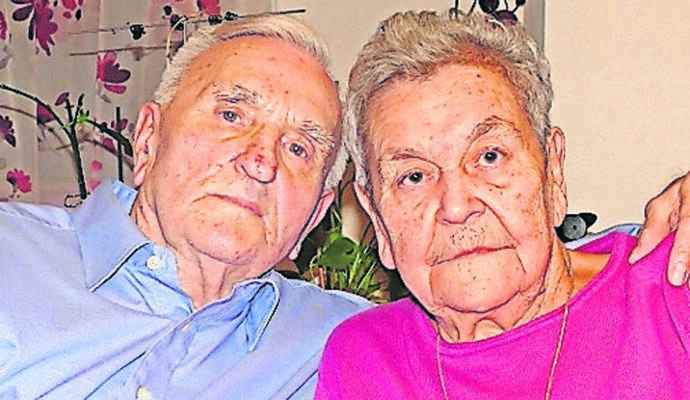 Feiern eiserne Hochzeit: Brigitte und Herbert Schlegel. Feiern eiserne Hochzeit: Brigitte und Herbert Schlegel.