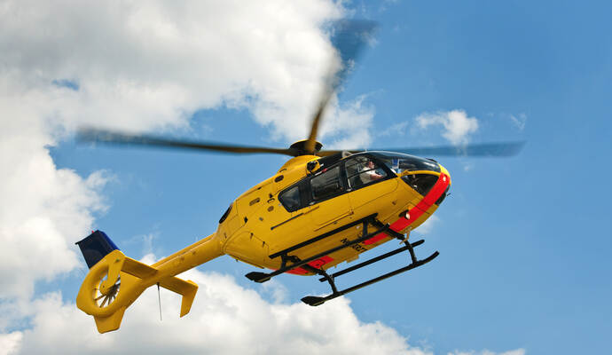 Ein Rettungshubschrauber war in Calw im Einsatz. Ein Rettungshubschrauber war in Calw im Einsatz.