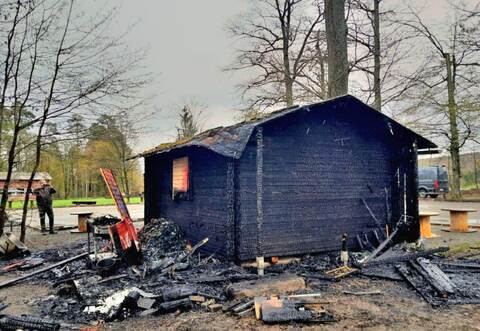 Die Hütte des Boule-Clubs muss neu aufgebaut werden.