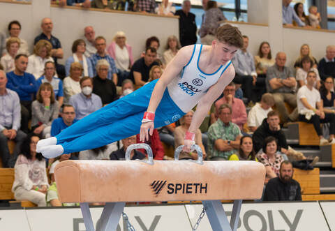 Tankte bei der EM in Antalya ordentlich Selbstvertrauen: KTV-Turner Pascal Brendel. Nun will er auch in der Bundesliga sein Können unter Beweis stellen.
