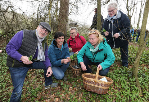 Fernsehkoch Roy Kieferle (links) lädt am kommenden Donnerstag im Ötisheimer Kohlplattenwald wieder zur PZ-Bärlauchwanderung ein.