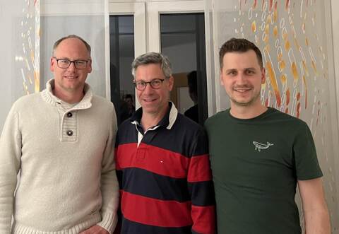 Das neue Führungstrio: Christian Seybold, Christian Häussermann und Ludwig Schwarz (von links).