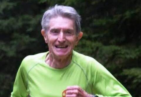 Edwin Müller vom TB Wilferdinger ist deutscher Berglaufmeister der M75.