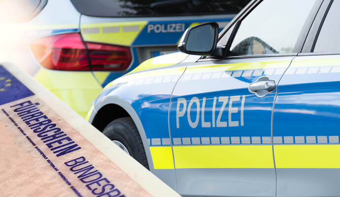 In Birkenfeld wurde eine Verkehrskontrolle durchgeführt.