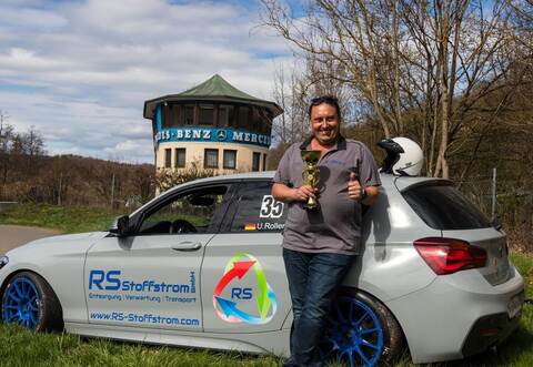 Udo Roller vom RKV Lomersheim hat sich beim Slalom in Schechingen den Sieg in seiner BMW-Klasse G1 und den Gesamtsieg gesichert.