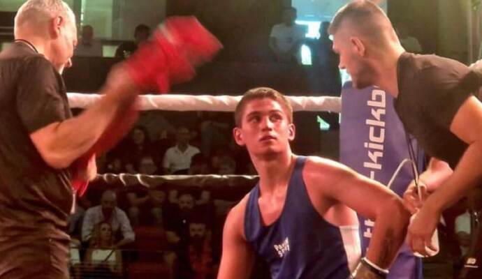 Cihan Kilic vom Boxring 74 Ötisheim gewann seinen Kampf in Stuttgart nach Punkten in drei Runden.