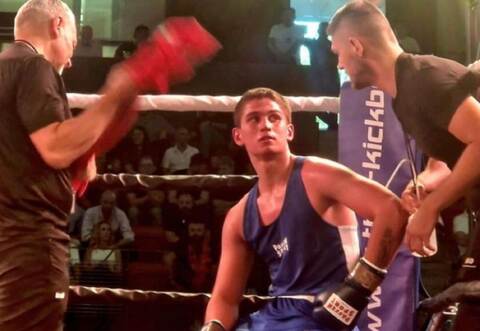 Cihan Kilic vom Boxring 74 Ötisheim gewann seinen Kampf in Stuttgart nach Punkten in drei Runden.