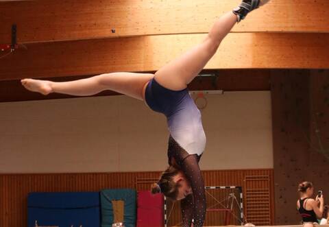 Das Team des TB Wilferdingen um Lisa Brosi zeigte eine starke Leistung im Heimwettkampf.