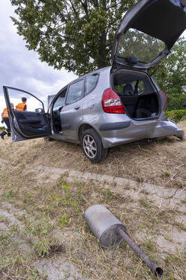 Verkehrsunfall Eisinger Landstraße Eingang Ispringen