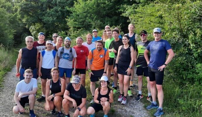Rund 60 Läuferinnen und Läufer umfasst die Gruppe der TVN-Ultras, die den Ranntallauf organsieren.