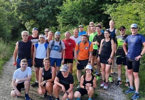 Rund 60 Läuferinnen und Läufer umfasst die Gruppe der TVN-Ultras, die den Ranntallauf organsieren.