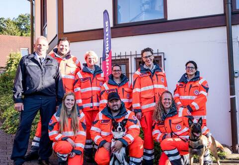 Die Rettungshundestaffel ist gut aufgestellt.