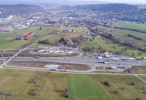 A8 Raststätte Ost LKW Stellplätze