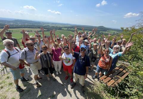 Hoch oben über Diefenbach hat man den besten Ausblick auf die Weinberge und den Kraichgau: dem Land der tausend Hügel.