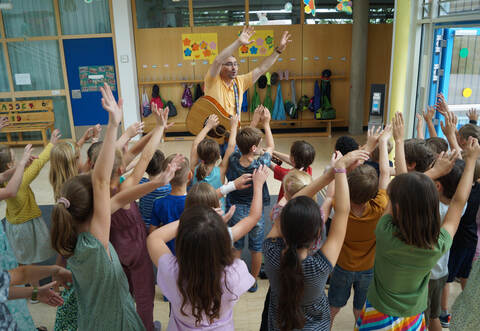 Die Chor-AG in Wimsheim kommt gut an.