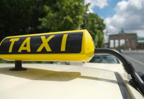 Taxifahrer-Demonstration in Berlin