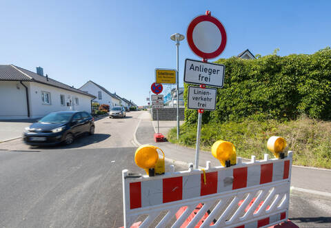 Schellbronn Baustelle Umleitung