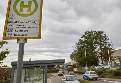 Bushaltestellle in Friolzheim: Am 9. Oktober wird der bisherige Seitter-Verkehr von den Firmen Eberhardt und Klingel übernommen. Foto: Tilo Keller