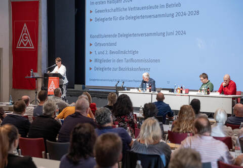 „Leben und Sterben lassen“ – angelehnt an den gleichnamigen James-Bond-Film „Live and let die“ – schilderte Professor Bernhard Kölmel in seinem Vortrag die Auswirkungen der Transformation auf die Automobilbranche.   Neff