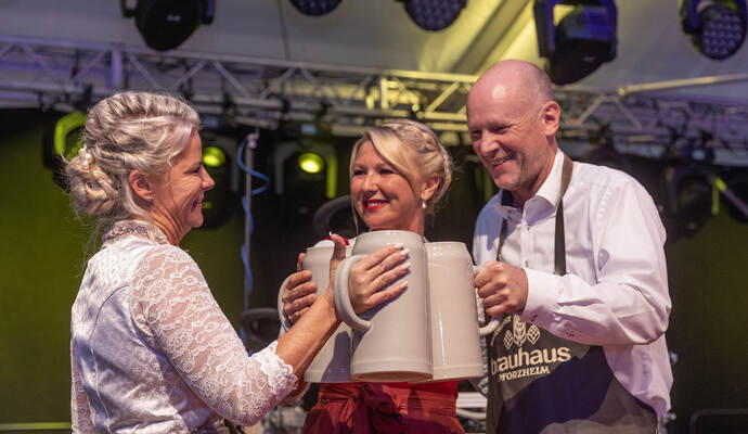 Oktoberfest Pforzheim Eröffnung Blaumeisen