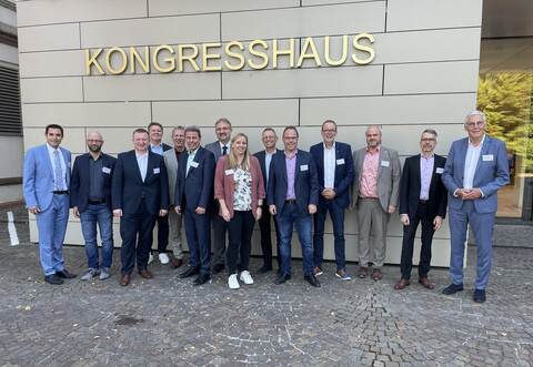 Die Delegation aus dem Nordschwarzwald mit dem Calwer Landrat Helmut Riegger (rechts).