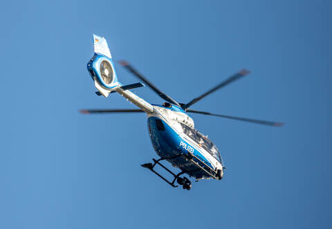 Hubschrauber Helikopter Polizei