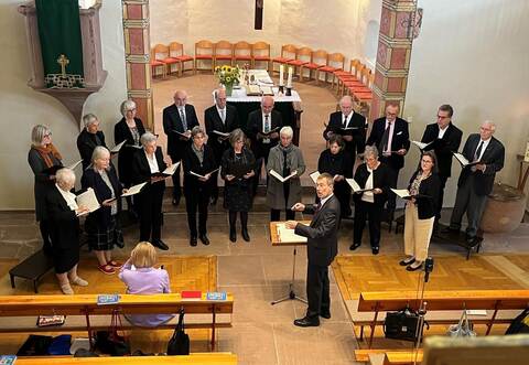 Seit sieben Jahrzehnten unterstützt der Evangelische Singkreis Dietlingen den Gemeindegesang bei Gottesdiensten in der Andreaskirche.