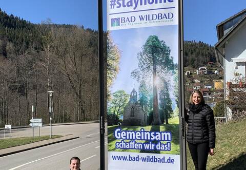Während der Pandemie mussten der damalige Bürgermeister Klaus Mack und Touristik-Chefin Stefanie Bott den Gästen raten, zu Hause zu bleiben.