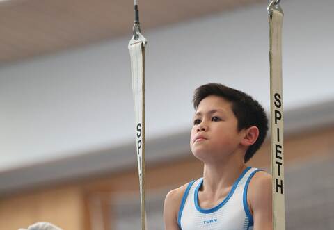 Raphael Wolfinger von der KTV Strauben hardt wurde beim Deutschlandpokal Dritter.