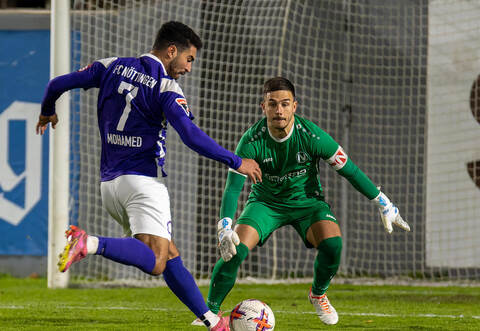 Nicht jeder Schuss war ein Treffer, dennoch gelang Nöttingen mit Abdelrahman Medhat Makram Mohamed gegen die Gmünder mit Yannick Ellermann ein 3:1-Heimsieg.