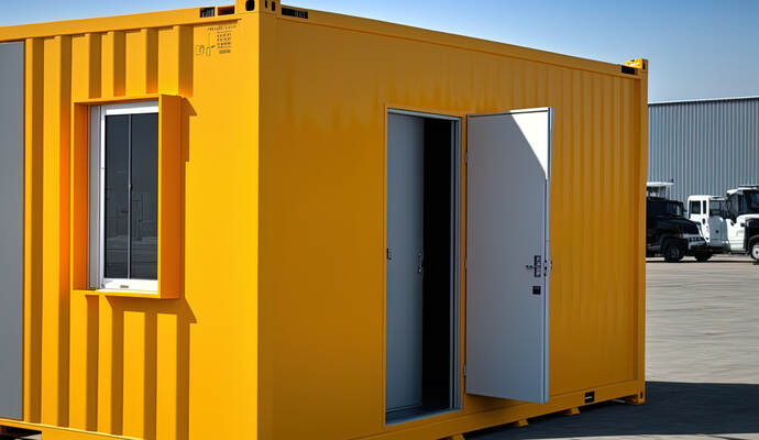 For a construction site, consider using portable offices or a container office. Generative AI