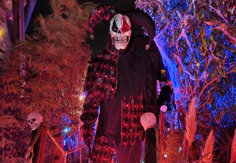 So schaurig-schön geht es an Nieferns Schloßstraße zu.