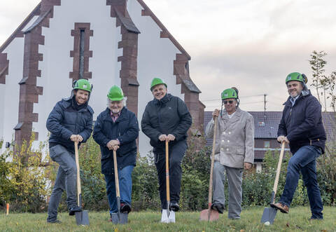 Spatenstich Gemeindehaus Bieselsberg