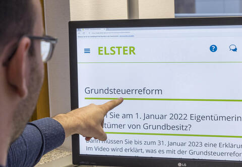Grundsteuerreform Elster Symbol