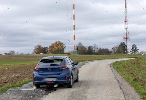 Mühlacker Senderstraße Schäden