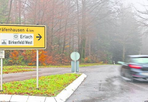 Kreisstraße Gräfenhausen Sperrung