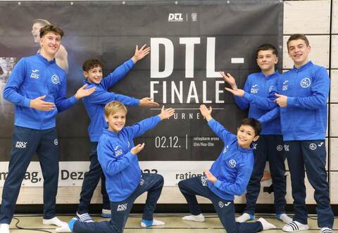 Das KTV-Nachwuchs-Team: Paul Wehrle, Lenny Neff, Ben Arendt, Raphael Wolfinger, Luc Walterspacher, Timm Sauter (von links)  Tom Arendt