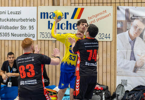 Wieder fit: Lasse Keller (mit Ball) wird gegen Blaustein wohl wieder spielen können.