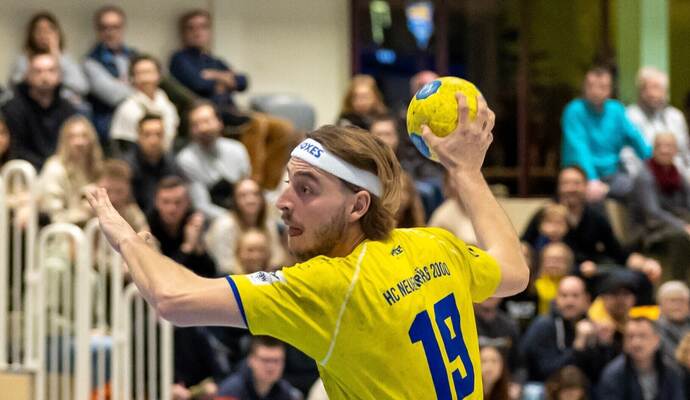 Darf mit dem HC Neuenbürg nächstes Jahr in der Aufstiegsrunde spielen: Phil Burkhardt.