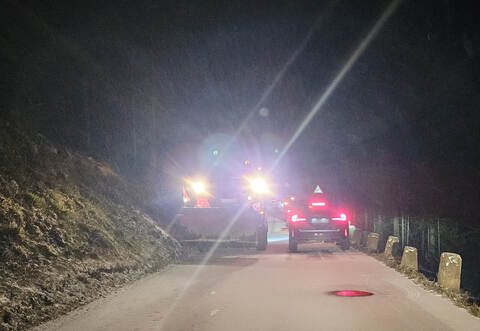 Der Räumdienst konnte sich schließlich den Sommerberg nach oben arbeiten.