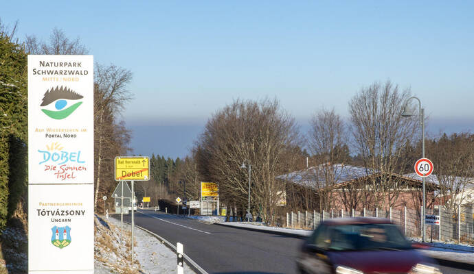Dobel Ortsausgang Bad Herrenalb Netto