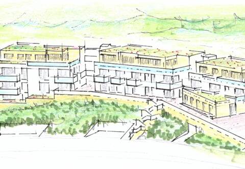 Generationenübergreifendes Wohnen mit Tagespflege an der Kraichgaustraße in Ispringen wird derzeit in dieser Form geplant.