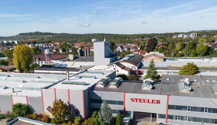 Steuler Fliesen Mühlacker Luftbild