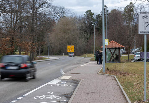 Salmbach Fahrradkreuzung