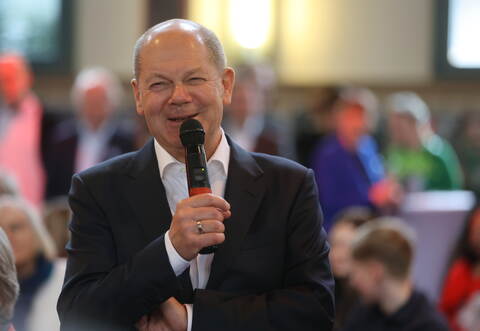 Bundeskanzler Olaf Scholz ist zu Besuch in Nagold und Calw.