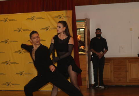 Die Auftritte der Kader-Tanzpaare begeisterten die Zuschauer beim Auftritt in Enzklösterle.