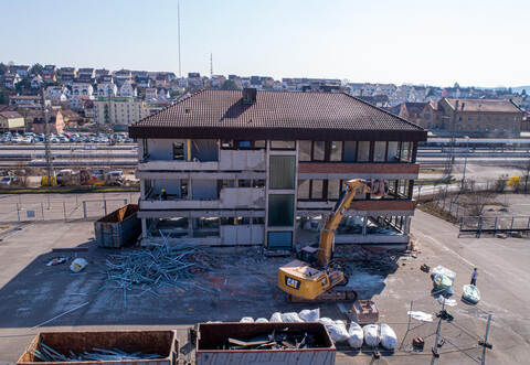 Rückbau Abriss Jobcenter Alte Ziegelei